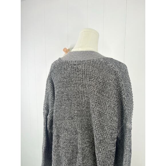 Urban Outfitters Carson Slouchy Cardigan Sweater XS Charcoal Gray - Picture 8 of 10